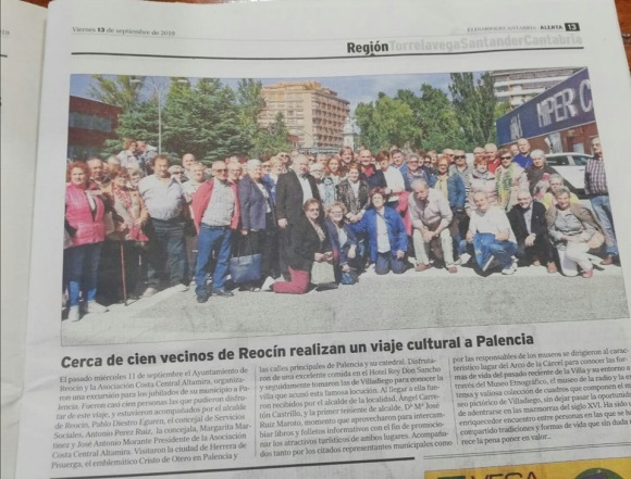 Excursión a Palencia con los Jubilados de Reocin